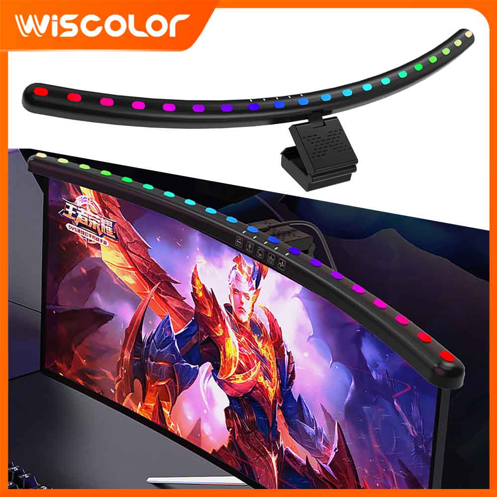 Desk Setup For Office - Светодиодная RGB-лампа для монитора с Wi-Fi,