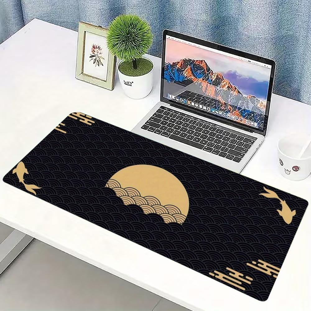 Desk Setup Pc And Laptop - Японский игровой коврик для мыши Golden