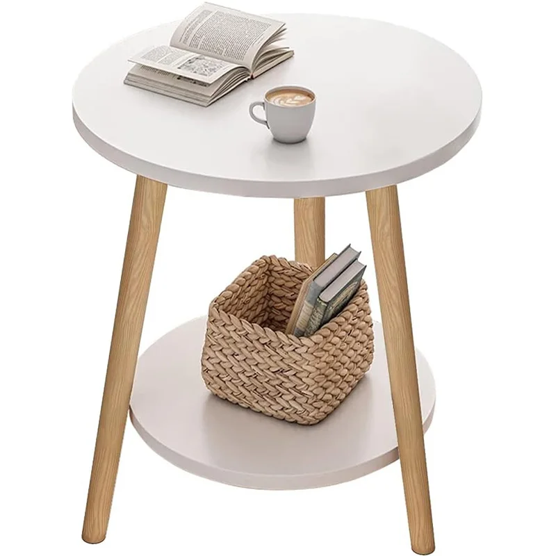 Desk Setup Modern - Двухслойный круглый обеденный стол, маленький круглый