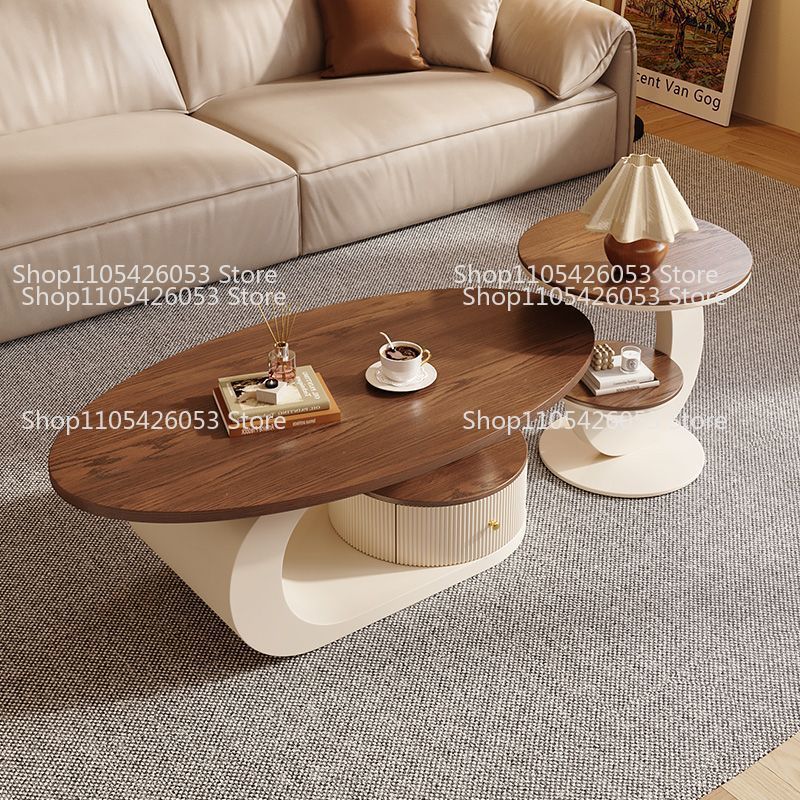 Desk Setup Modern - Средневековый кофейный столик из орехового дерева