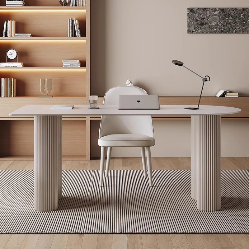 Desk Setup L Shaped - Стол для ноутбука в спальне, гостиная,