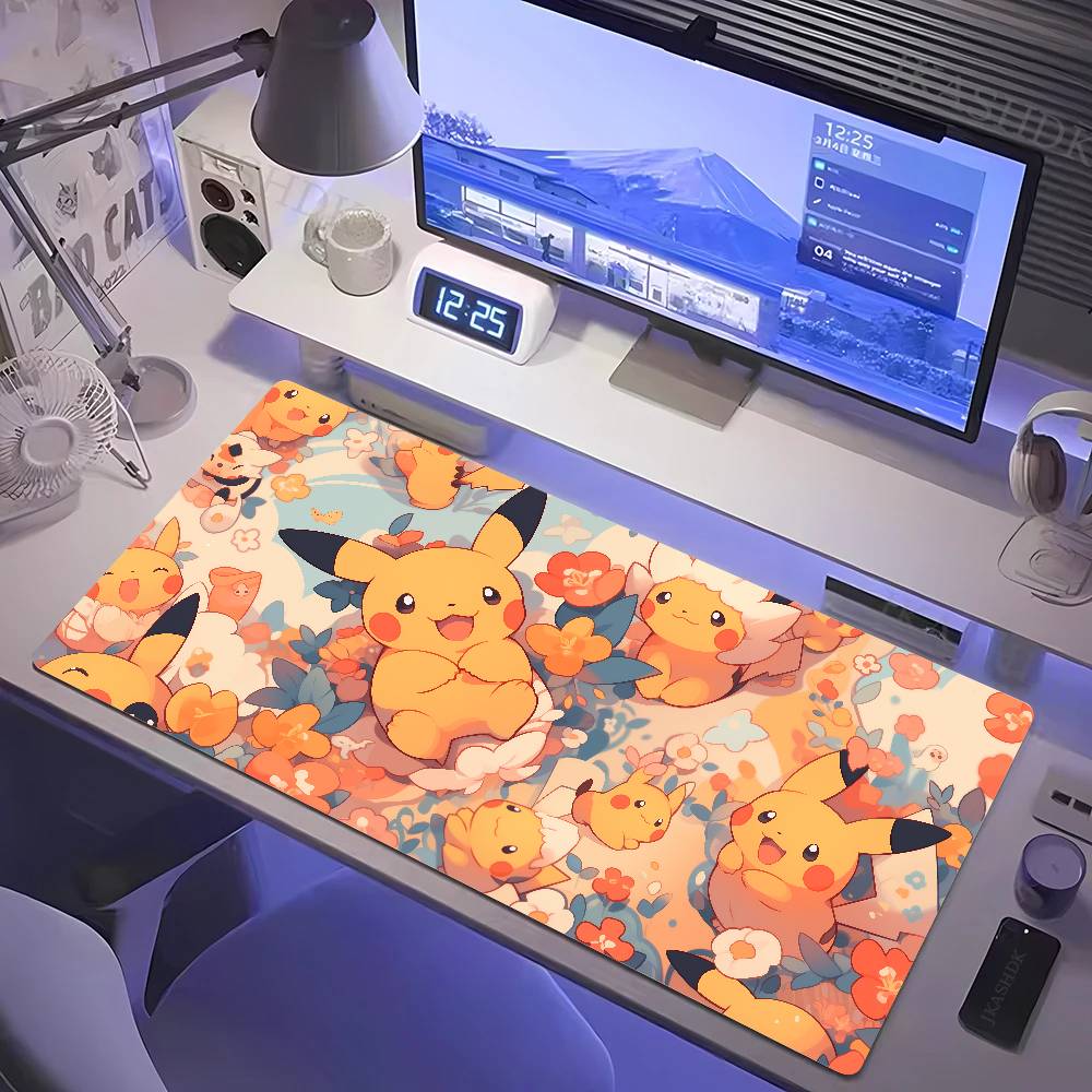 Desk Setup Pc And Laptop - Коврик для мыши Pokemon, большой игровой