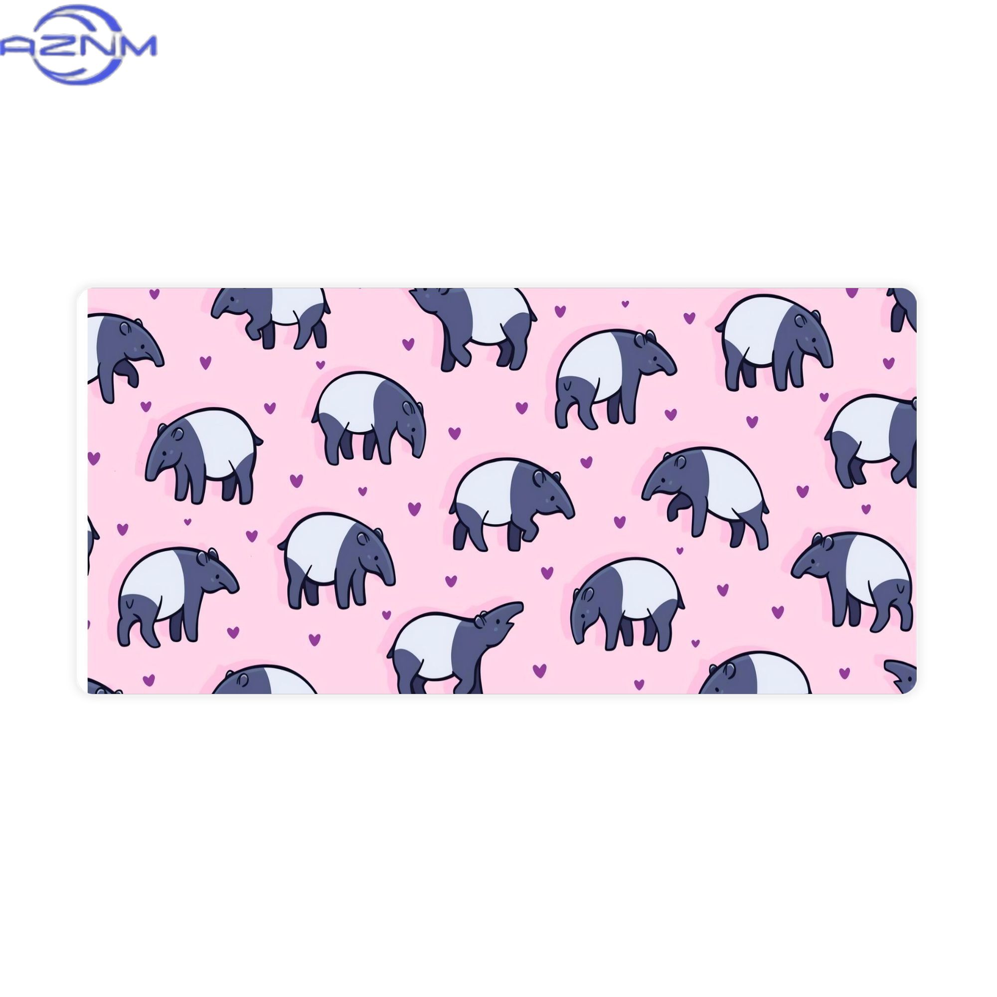 Desk Setup Streaming - Большой коврик для стола Tiny Tapirs