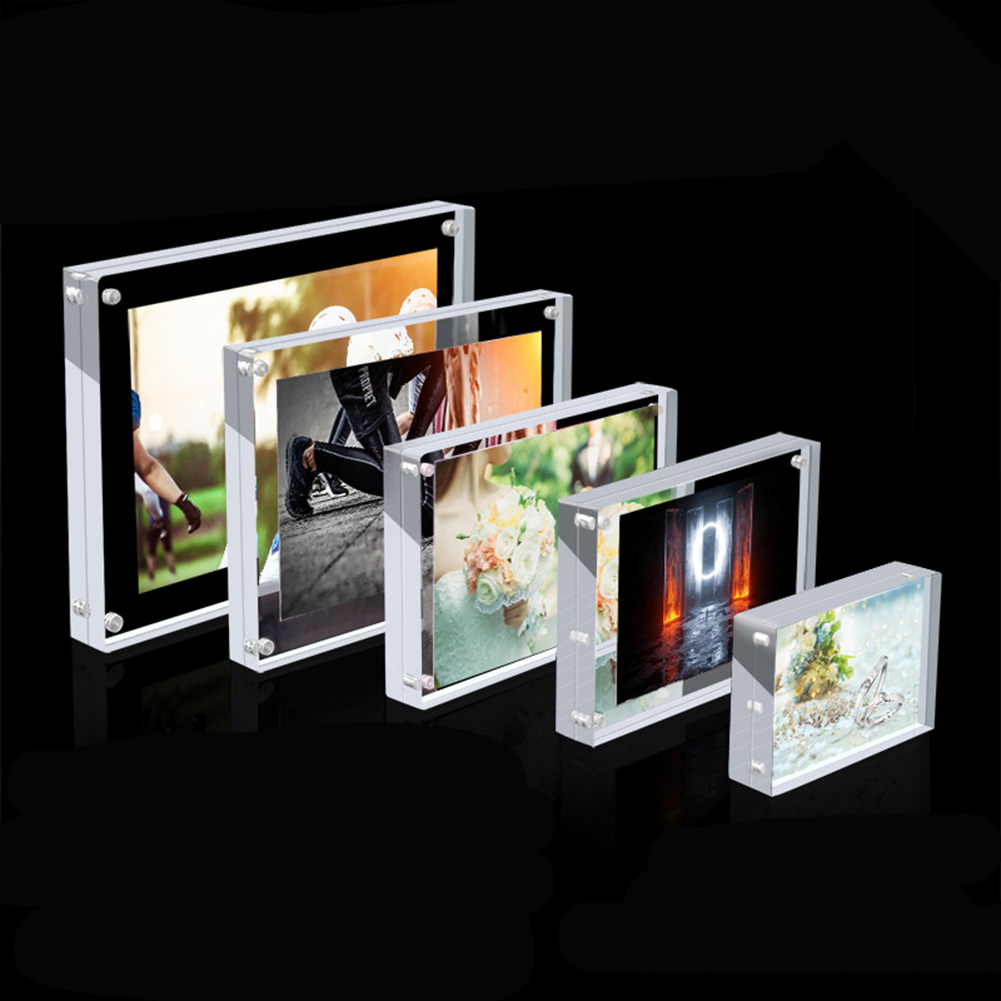 Desk Setup Poster - Прозрачная акриловая фоторамка, магнитный держатель для