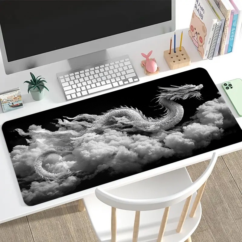 Черно-белый игровой коврик для – обзор и цена Desk Setup Pc And Laptop
