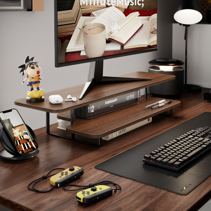 Подставка для монитора из масс – обзор и цена Desk Setup Laptop And Monitor