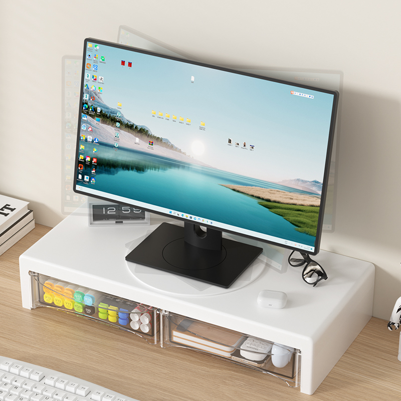 2-уровневая подставка для мони – обзор и цена Desk Setup Riser