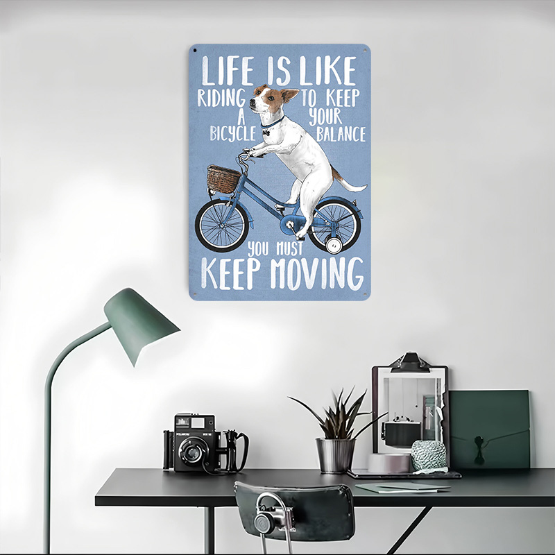 Металлический постер «Жизнь ка – обзор и цена Desk Setup Poster