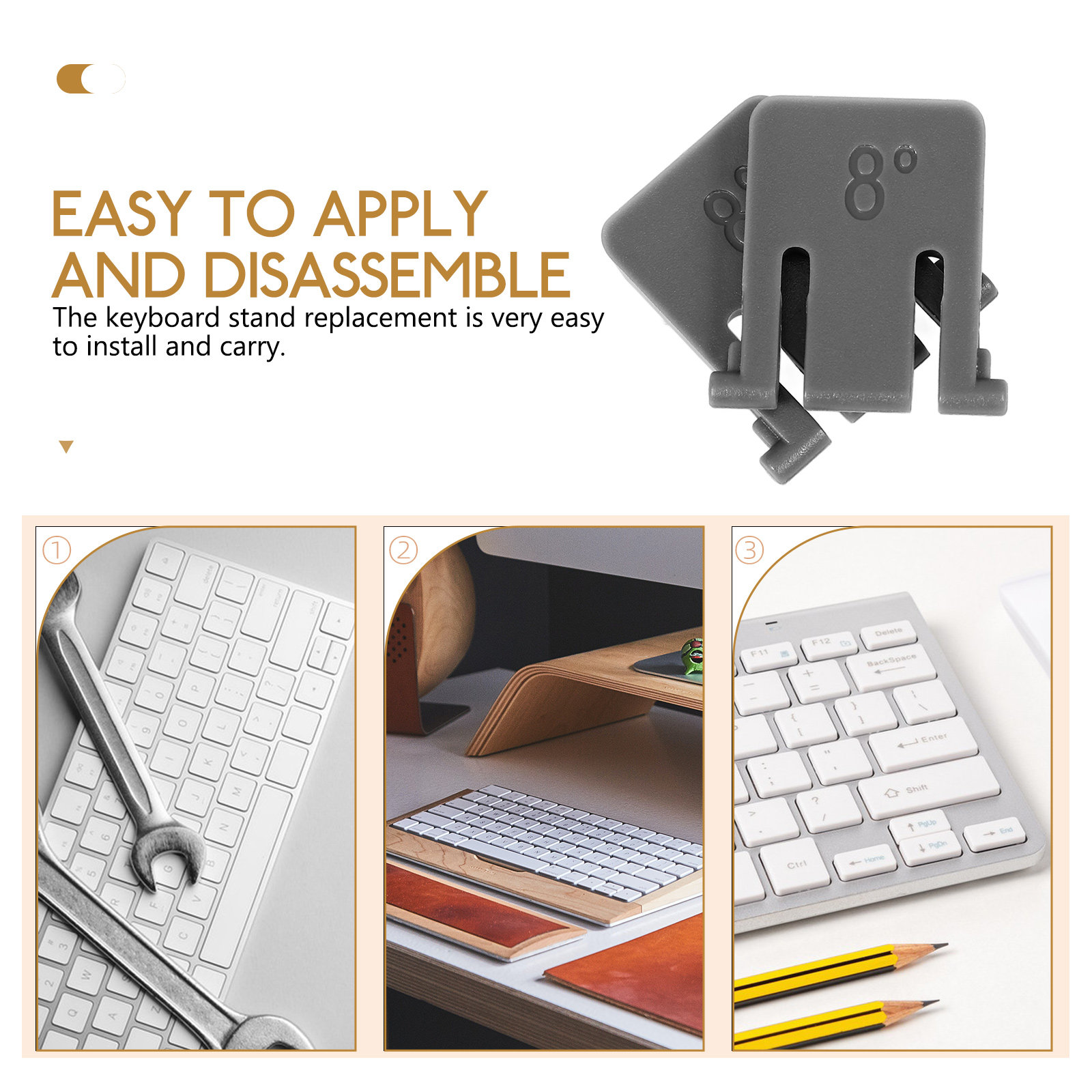 1 пара подставок для клавиатур – обзор и цена Desk Setup Designer