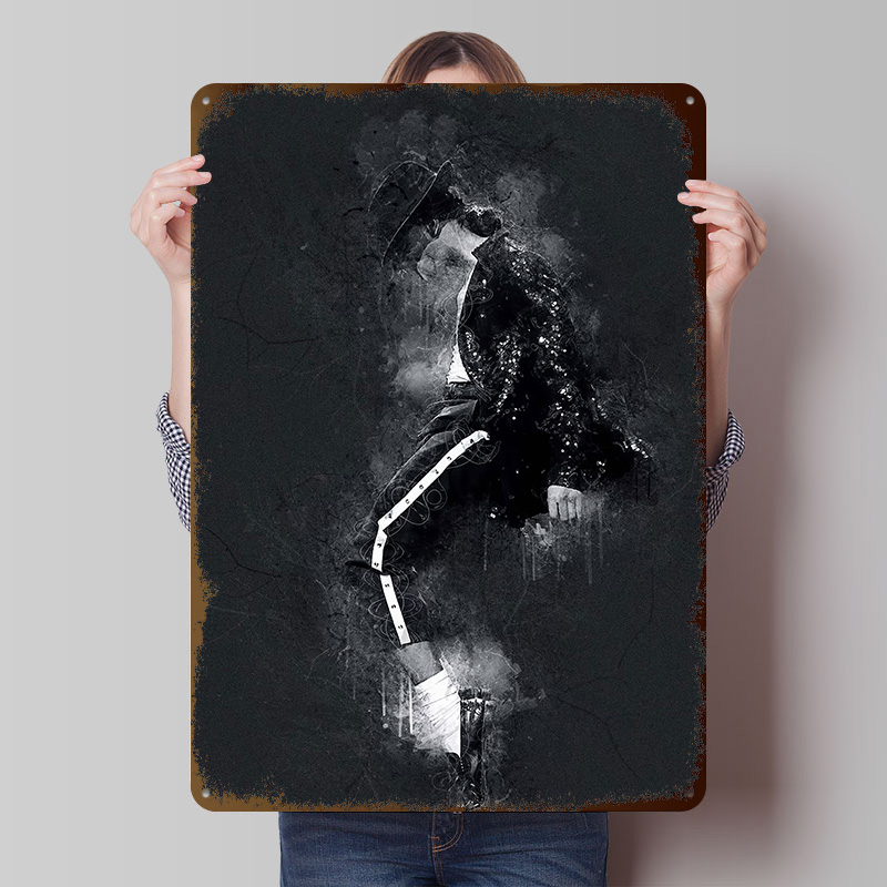 Жестяные плакаты Майкла Джексо – обзор и цена Desk Setup Poster