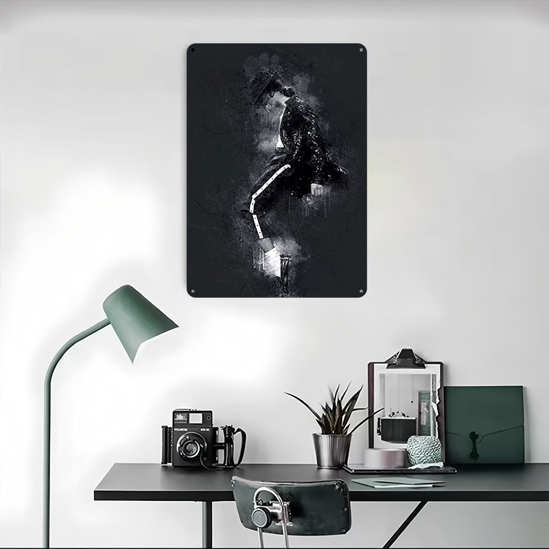 Жестяные плакаты Майкла Джексо – обзор и цена Desk Setup Poster