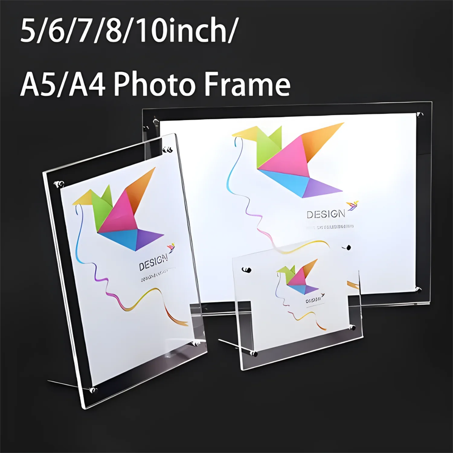 1 шт., прозрачная фоторамка, а – обзор и цена Desk Setup Poster