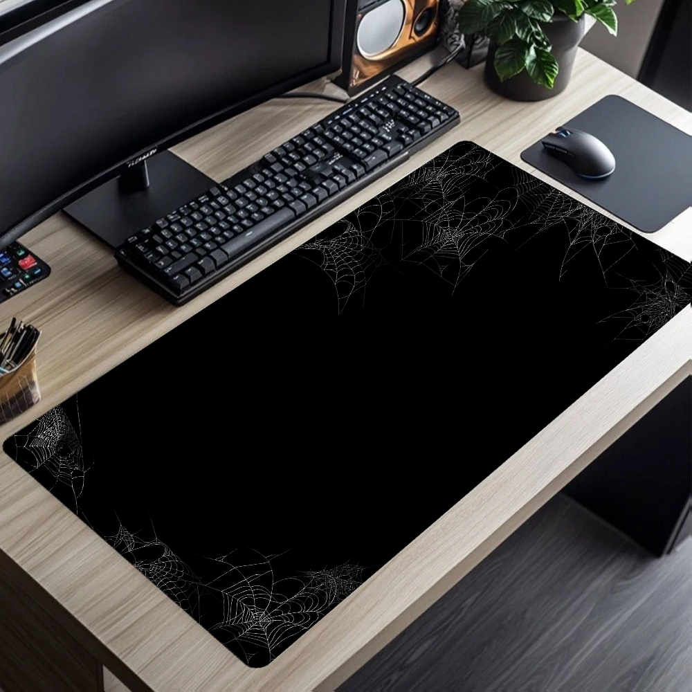 Абстрактный черно-белый коврик – обзор и цена Desk Setup Pc And Laptop