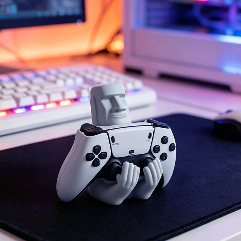 Декоративная фигурка Моаи с ос – обзор и цена Desk Setup Xbox