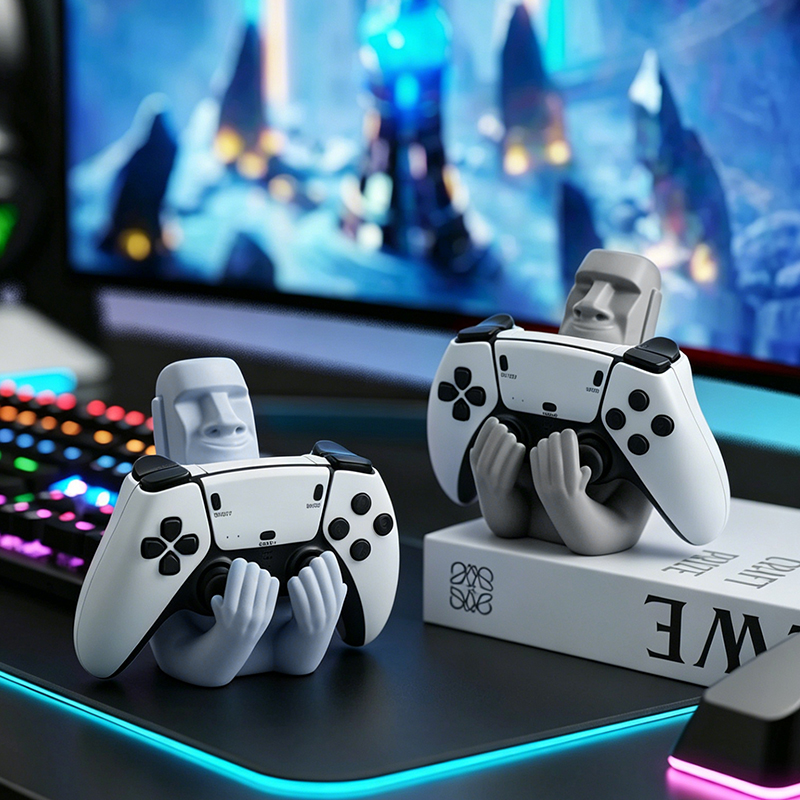 Декоративная фигурка Моаи с ос – обзор и цена Desk Setup Xbox