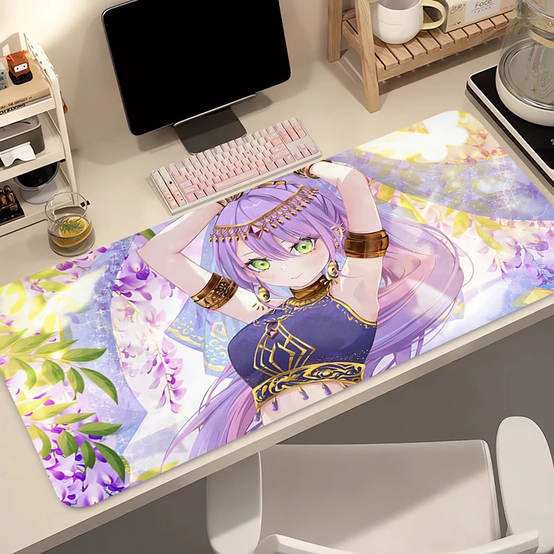 Большой коврик для мыши Waifu  – обзор и цена Desk Setup Dark