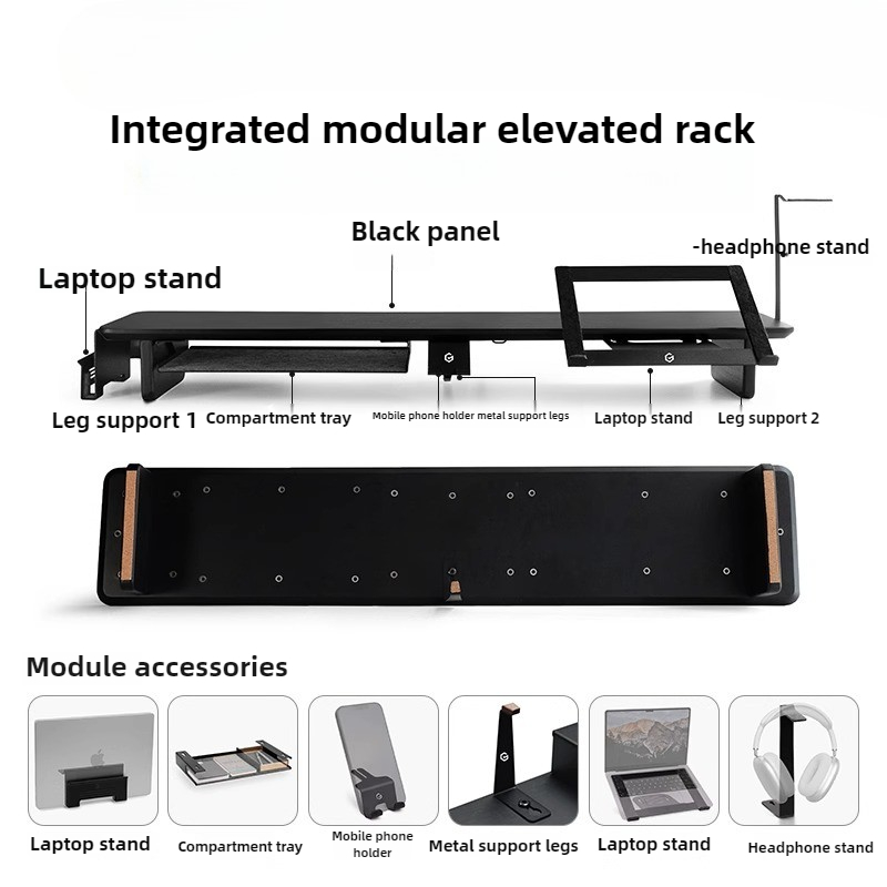 Модульная подставка для монито – обзор и цена Desk Setup Laptop And Monitor