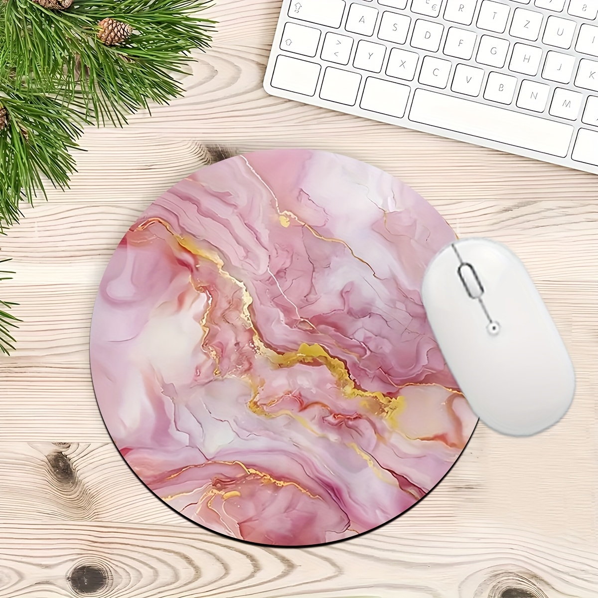 Розовый мраморный коврик для м – обзор и цена Desk Setup Pc And Laptop