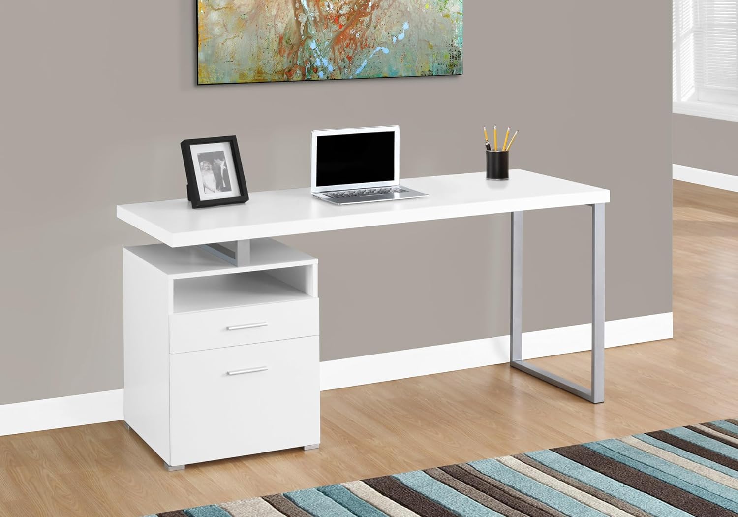 Компьютерный письменный стол с – обзор и цена Desk Setup L Shaped