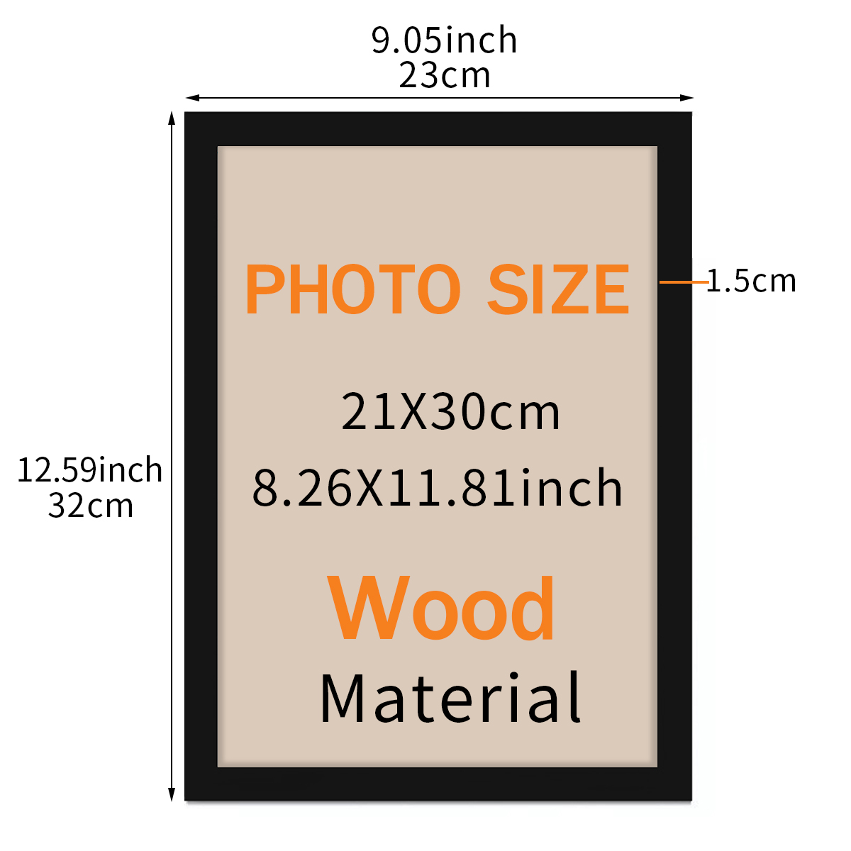 Деревянная фоторамка формата А – обзор и цена Desk Setup Poster