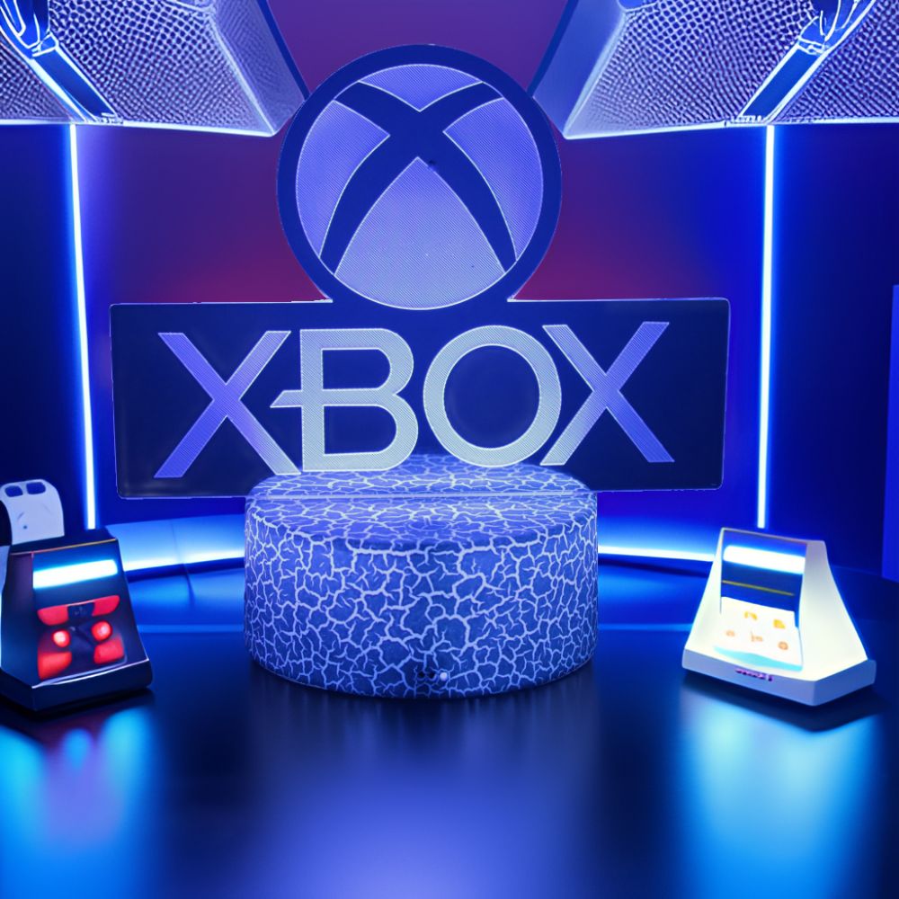 Игровая лампа-ночник для XBOX, – обзор и цена Desk Setup Xbox
