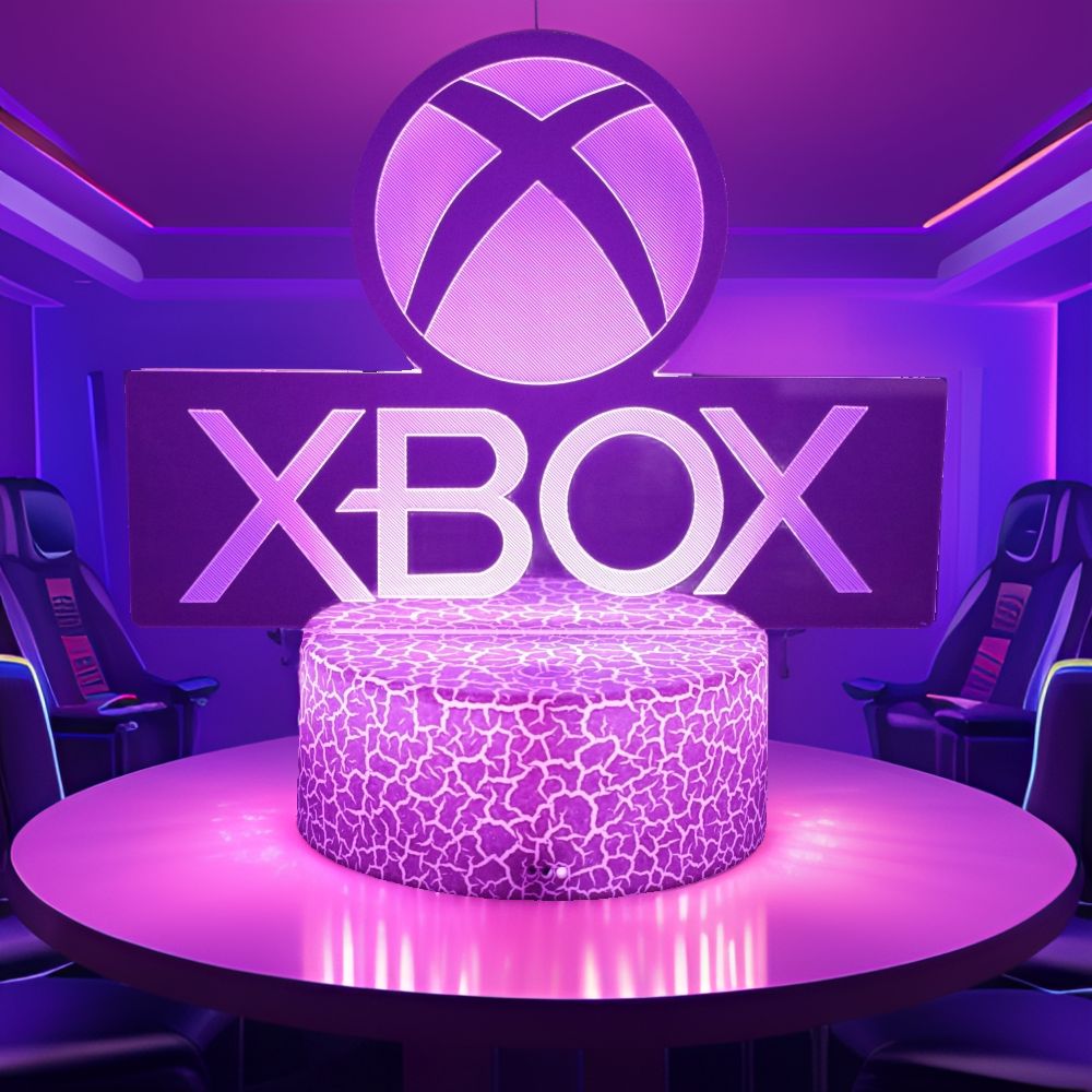 Игровая лампа-ночник для XBOX, – обзор и цена Desk Setup Xbox