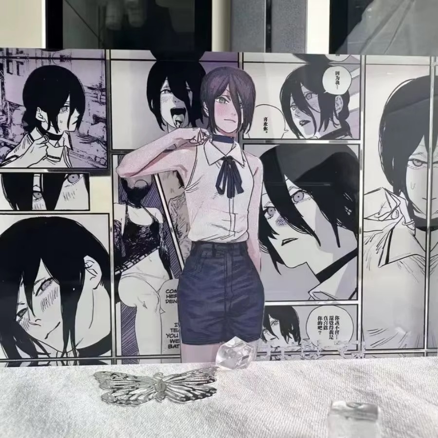 Акриловая фигурка Денджи и Рез – обзор и цена Desk Setup Decor