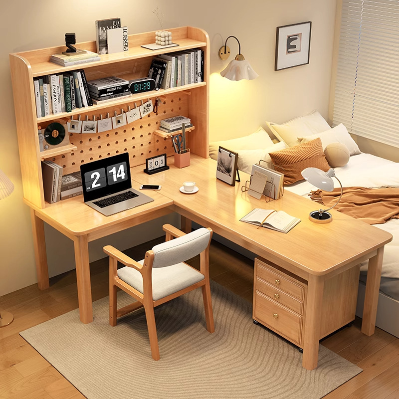 Современный угловой стол из ма – обзор и цена Desk Setup L Shaped