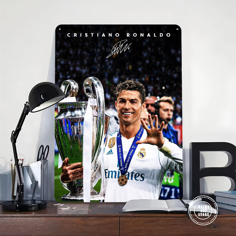Плакат с 3D-текстурой Криштиан – обзор и цена Desk Setup Poster