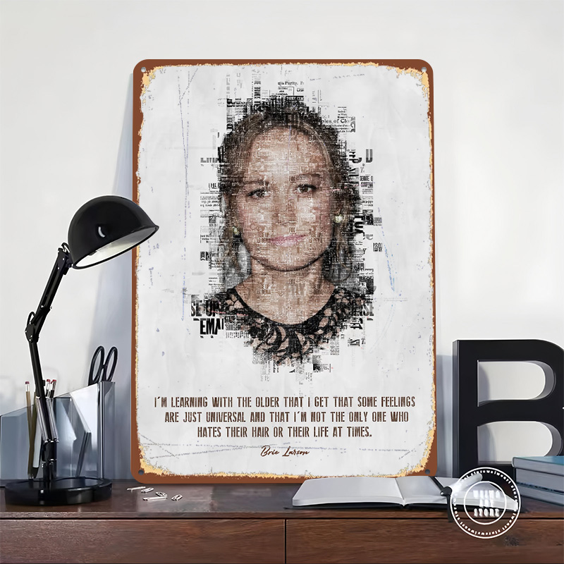 Металлический постер с цитатой – обзор и цена Desk Setup Poster